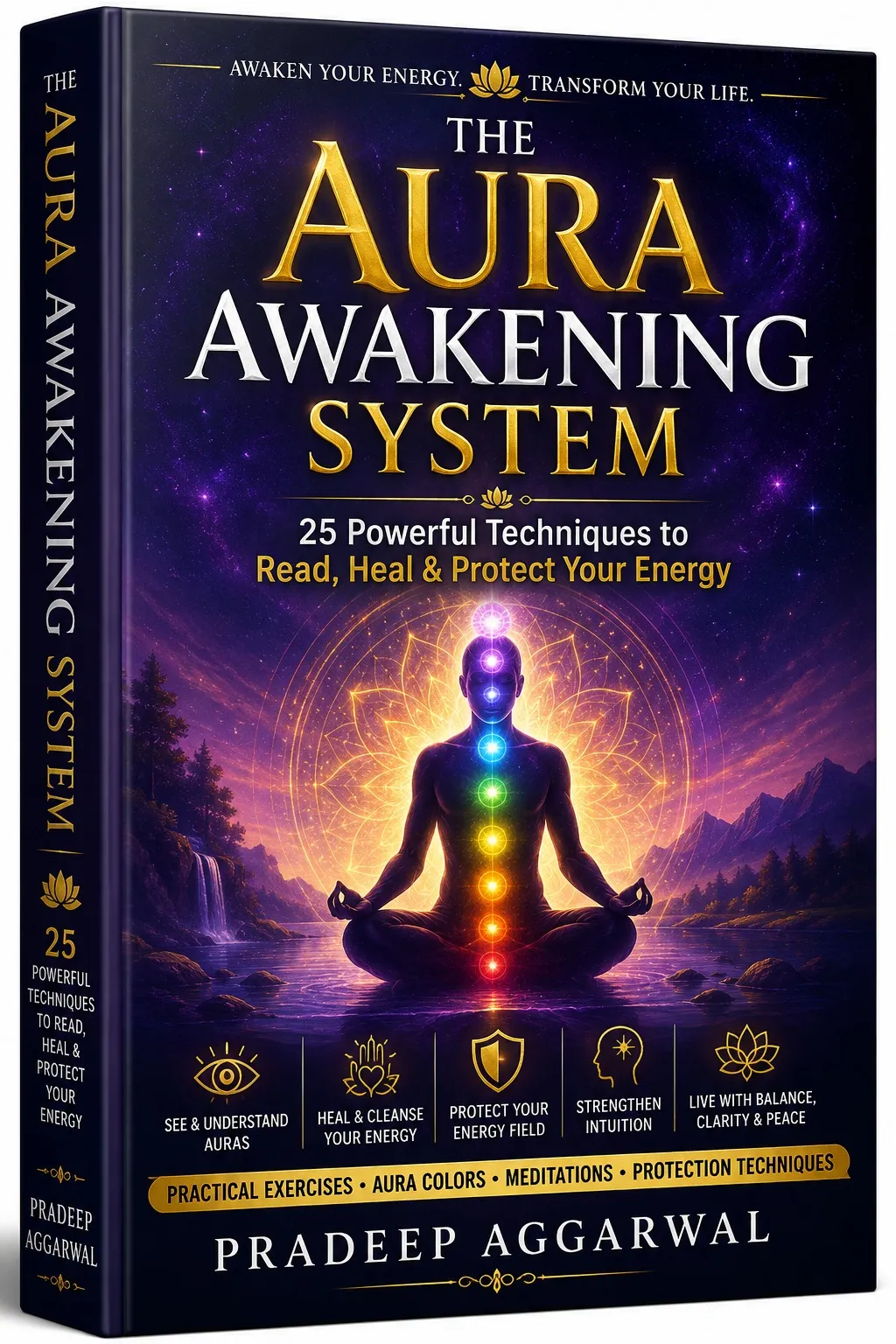 The Aura Awakening System book design